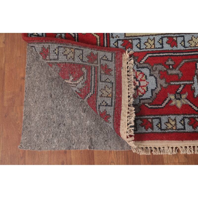 Animal Pictorial Ziegler Area Rug Hand-Knotted Wool Carpet - 7'11" x 9'10"