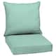 Arden Selections Leala Aqua Outdoor Deep Seat Cushion Set - 24 W x 24 D in.