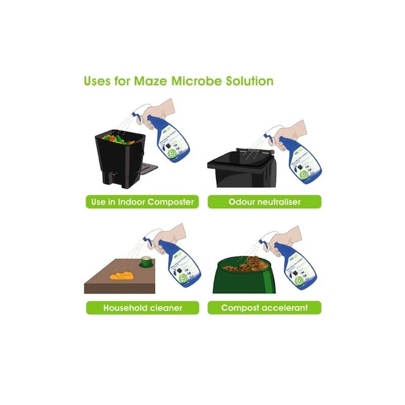 Maze 2 Pack Liquid Bokashi Spray Bottles