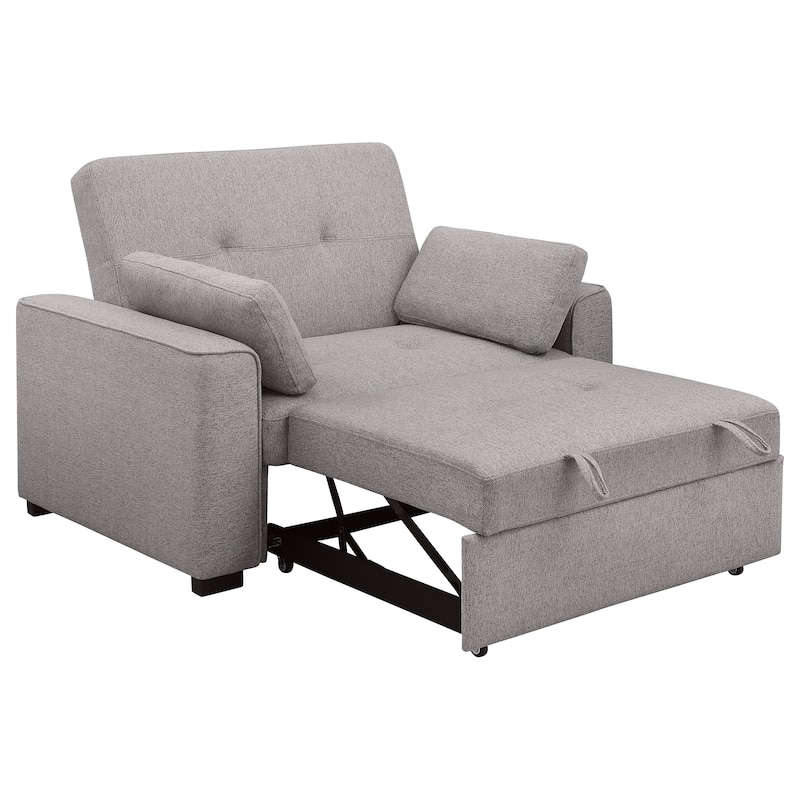 Edith Upholstered Convertible Sleeper Sofa Bed