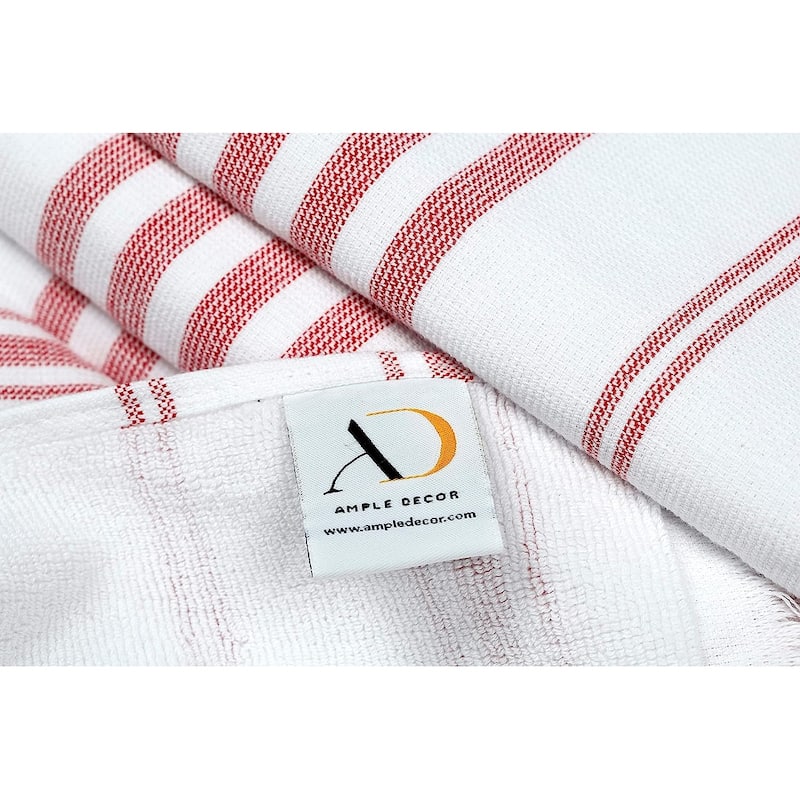 Hammam Hand Towels for Kitchen 16X28 Inch by Ample Decor - 4 Piece
