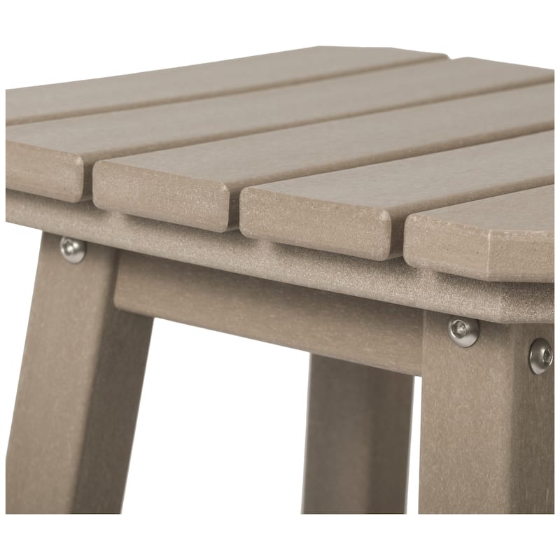 Polytrends Laguna Hdpe All Weather Outdoor Patio 29" Square Bar Stool (Set Of 2)