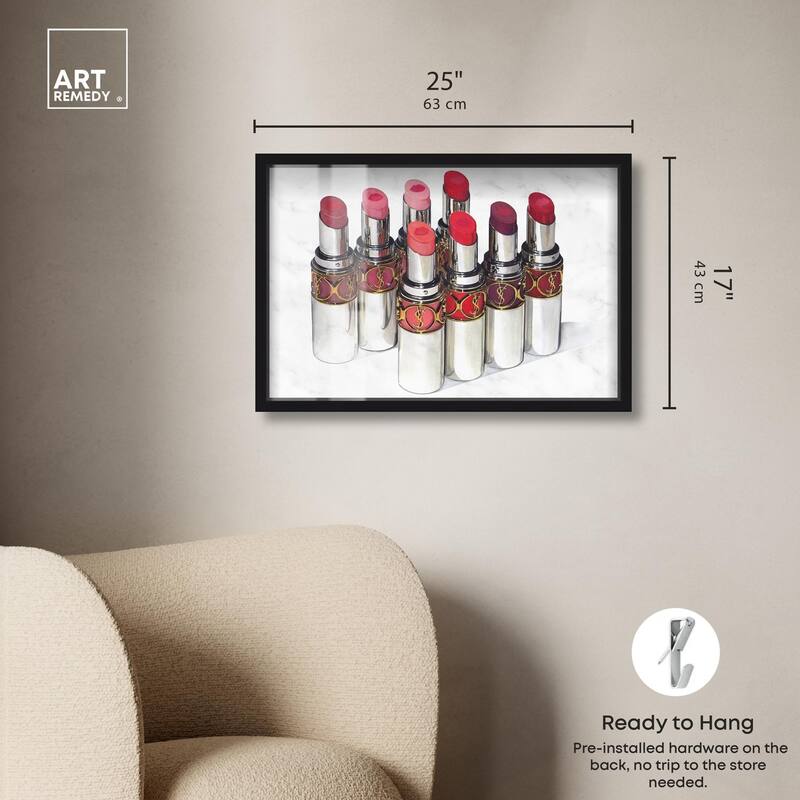 Doll Memories - Lipsticks 22 Shadowbox by Art Remedy