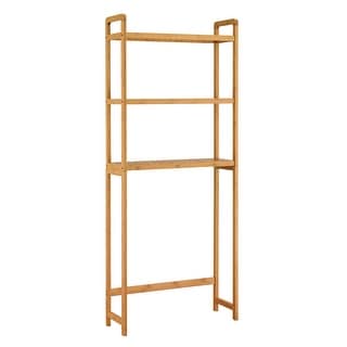 Organize It All Over the Toilet Bamboo Space Saver Shelf - 28x10x66.5