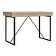 preview thumbnail 20 of 21, SAFAVIEH Hilton 21.65-Inch Metal drawer Desk, Rustic Brown and Black