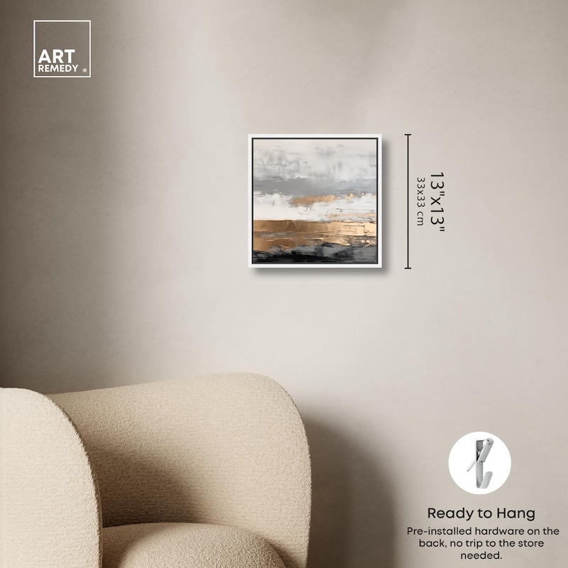 Moonlit Gold II Canvas by Art Remedy