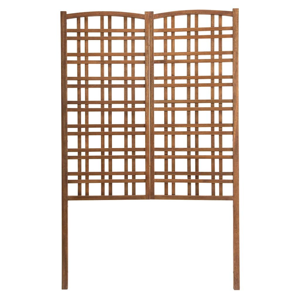 Large 72 in. Outdoor Eucalyptus Wood Privacy Trellis