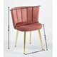 preview thumbnail 25 of 23, Modern dining chair(set of 2 ) with iron tube legs, comfortable backrest, suitable for dining room, living room, cafe