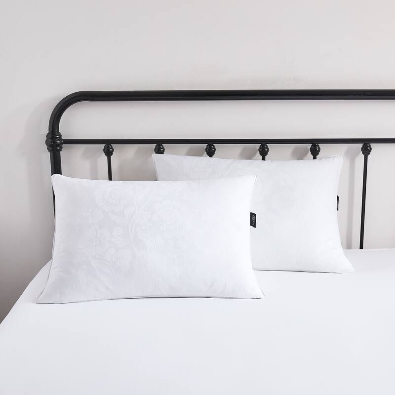 Lauren by Ralph Lauren Luxury Cotton Pillow Two-Pack - Ideal for All Sleep Positions