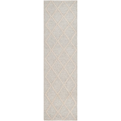 SAFAVIEH Handmade Natura Qiong Wool/ Viscose Trellis Rug