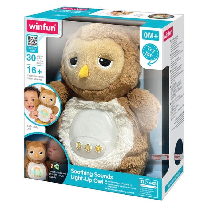 Soothing Sounds Light Up Owl