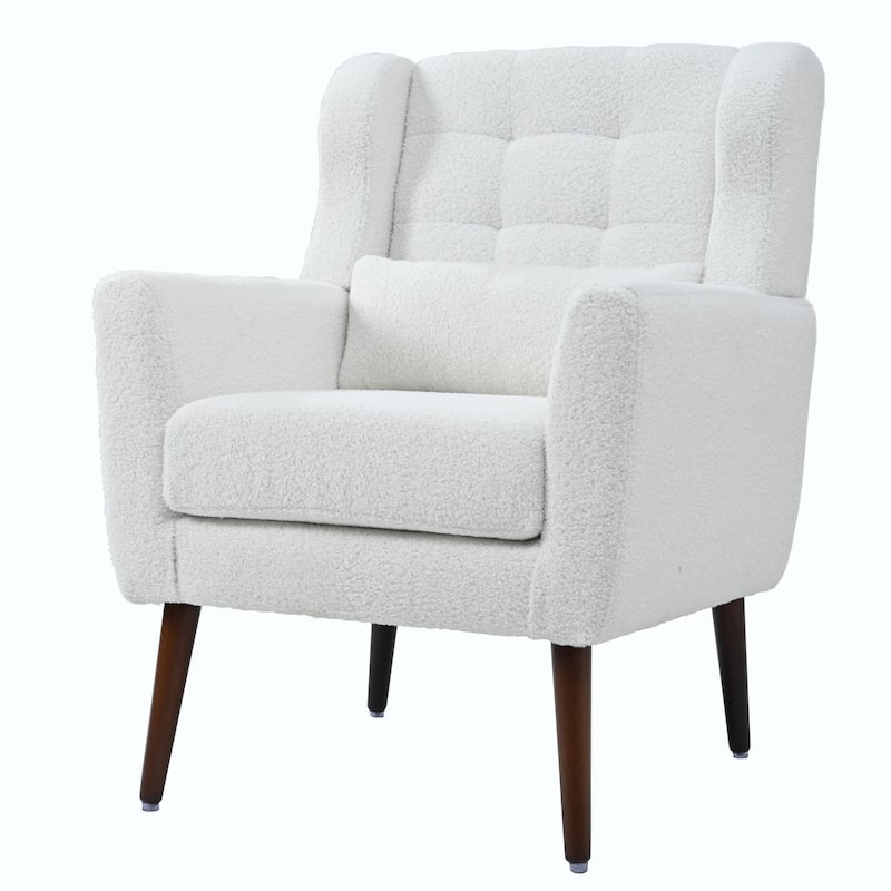 Modern Accent Chair Upholstered Foam Filled Living Room Chairs Comfy Reading Chair
