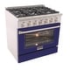 preview thumbnail 30 of 43, KUCHT 36 in. 5.2 cu. ft. Propane Gas Range with Sealed Burners and Convection Oven with interchangeable color door.