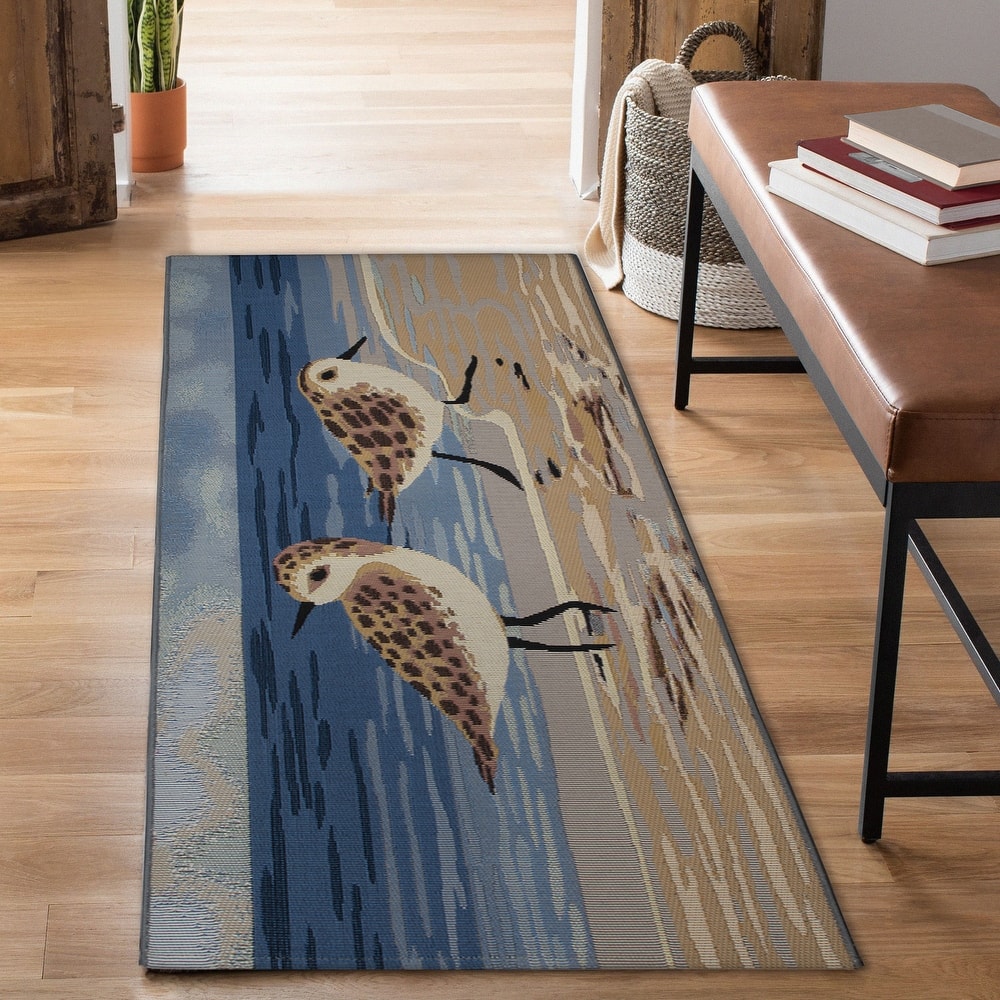 Liora Manne Esencia Sandpipers Indoor/Outdoor Mat