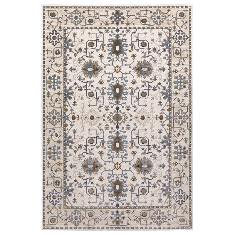 HomeRoots Oriental Traditional Rectangle Area Rug - 7' X 10'