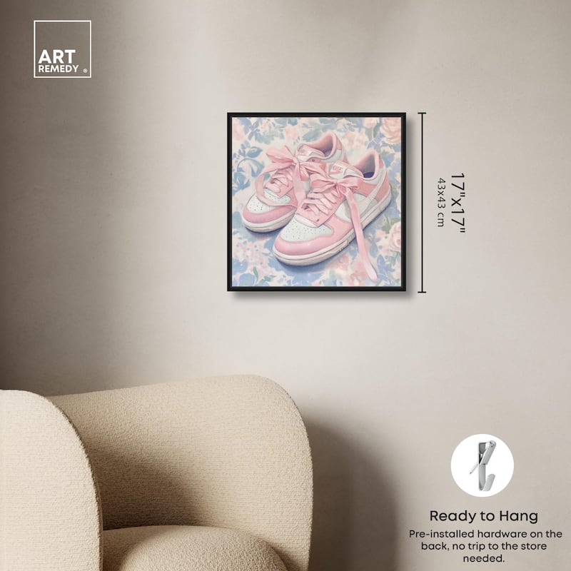 Gentle Ribbon Sneakers Canvas by Art Remedy