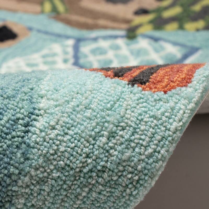 Liora Manne Frontporch Fishing Patrol Indoor/Outdoor Rug - 2'6" x 4'
