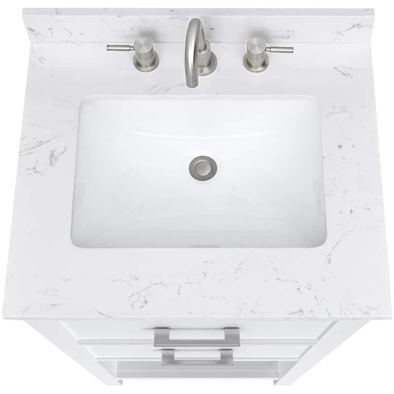 Avanity BROOKS-VS25-E Brooks 25" Free Standing Single Basin Vanity Set