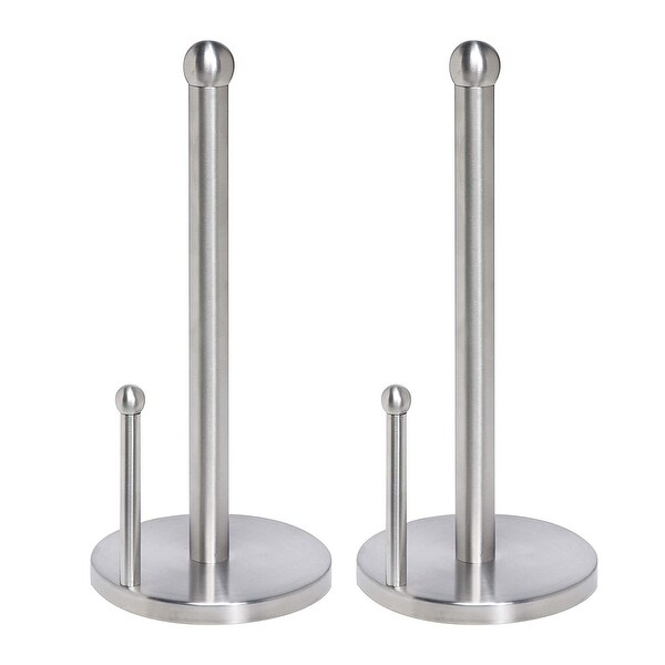 Innovaze Set of 2 Stainless Steel Paper Towel Holders On Sale
