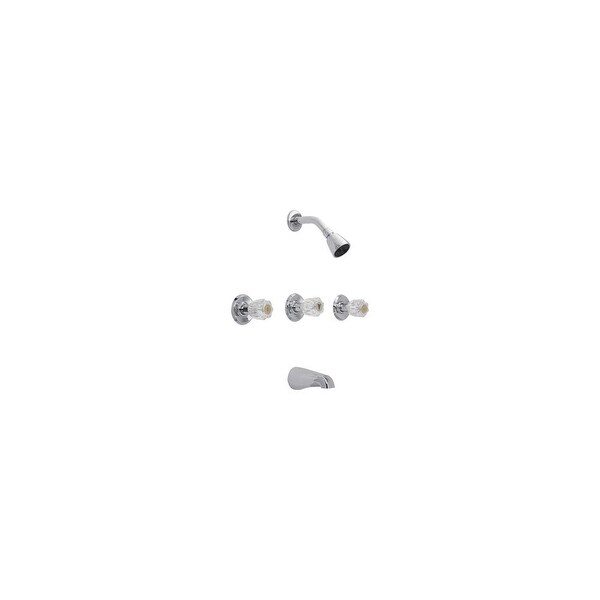 PROFLO PF1033G 1.75 GPM Tub and Shower Trim Package with Single Function Shower Head - Polished Chrome