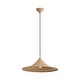 preview thumbnail 2 of 2, Golden Lighting Vistara 1-light 20in Pendant in Latte - Bronze