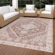 preview thumbnail 53 of 101, Machine Washable Indoor/ Outdoor Traditional Mankato Chantille Rug Paprika - 10' x 14'