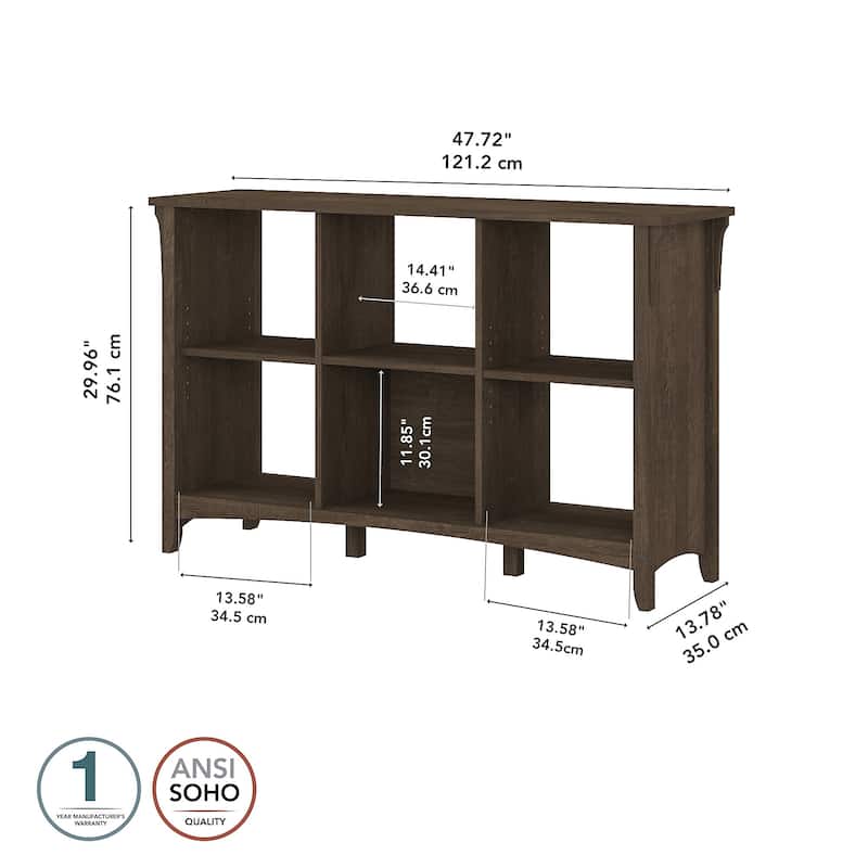 Salinas 6 Cube Organizer by Bush Furniture