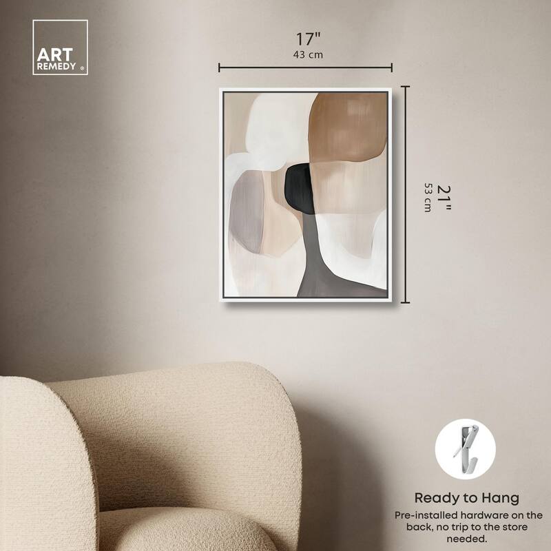 Curvilinear Composition II Canvas by Art Remedy
