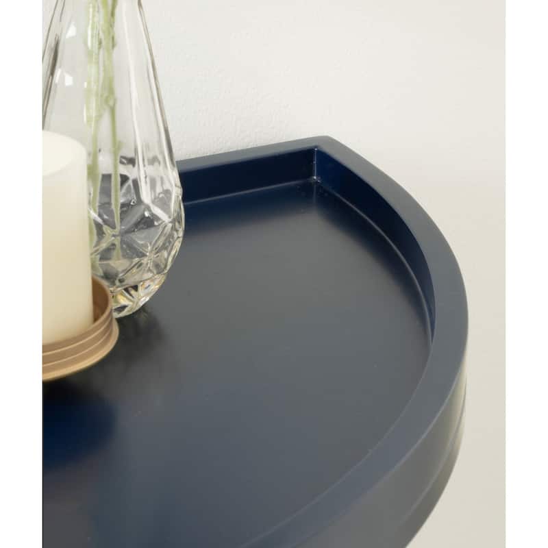 Kate and Laurel Dorrah Half-Circle Console Table
