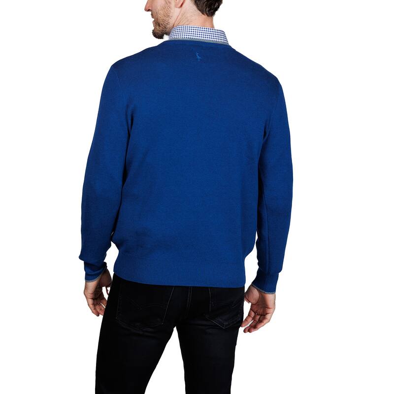 Tailorbyrd Men's Fine Knit Crewneck Sweater