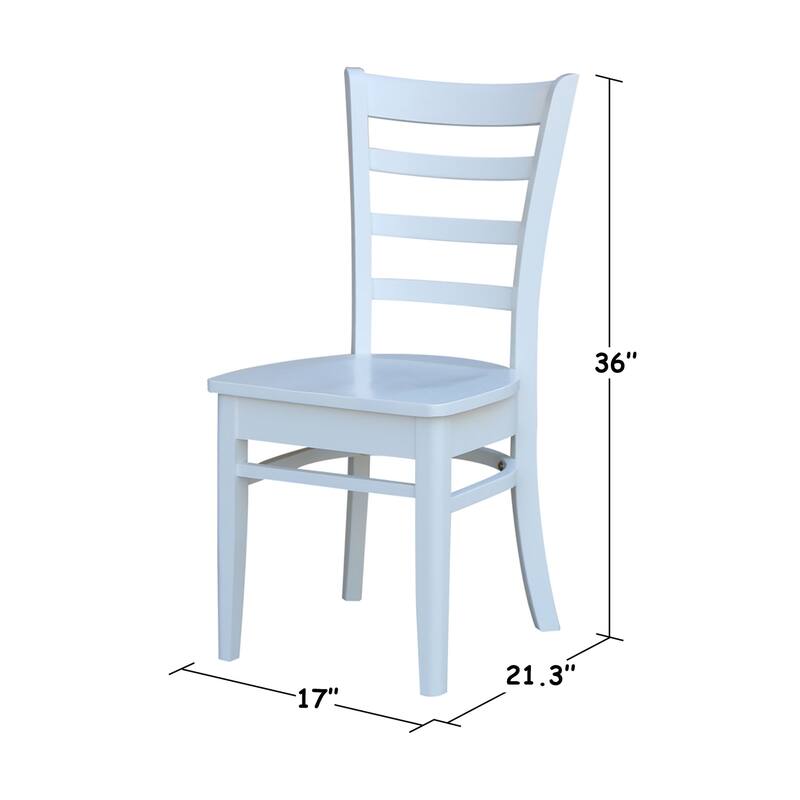 International Concepts Emily Side Chairs - Set of 2