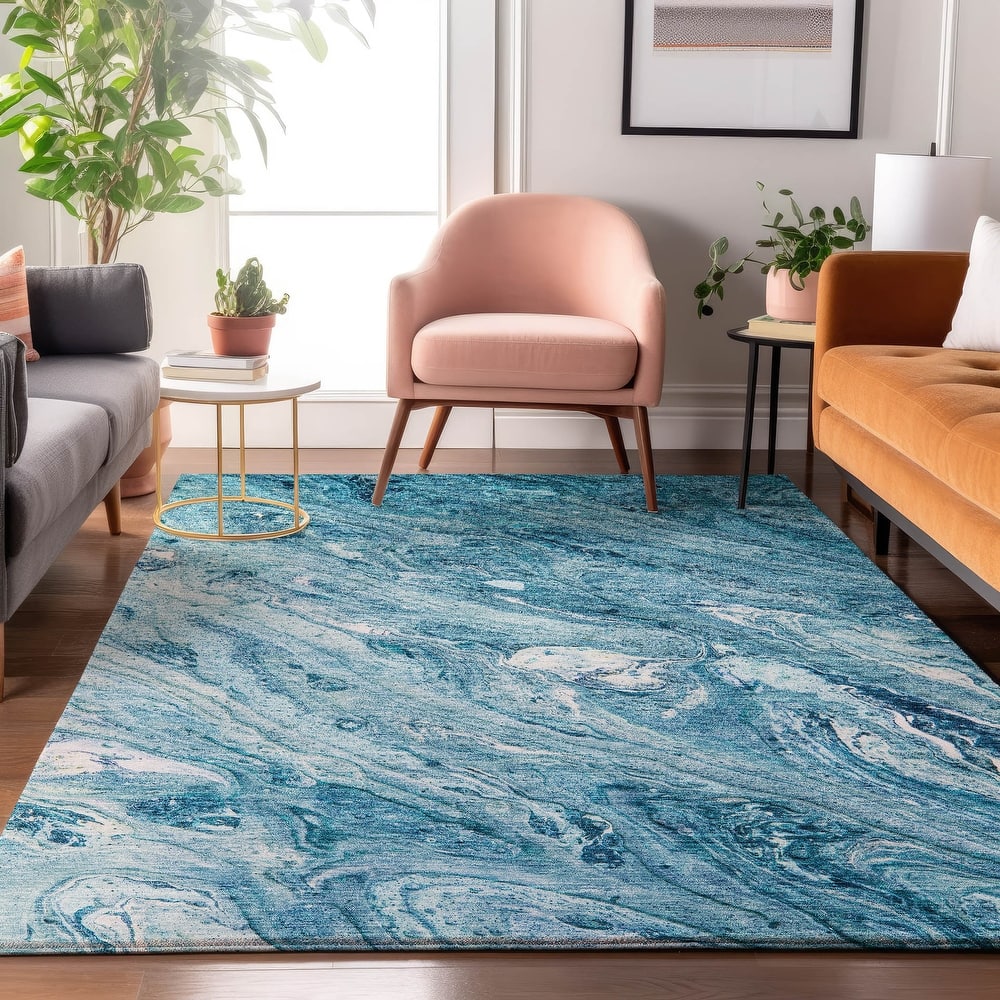 Premium Washable Super Soft Abstract Tamra Mayfield Rug