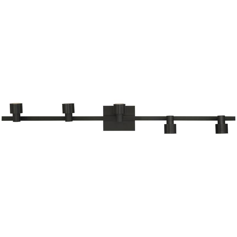 Access Lighting Lincoln 5 Light Adjustable LED Track - Matte Black