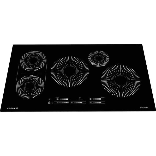 Frigidaire FCCI3627A 36" Wide 5 Burner Electric Cooktop with Griddle - Black