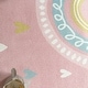 preview thumbnail 14 of 22, Kids Rug with Rainbow and Hearts in Pastel Colors