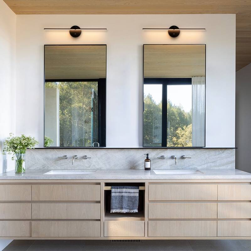 Modern Minimalist Adjustable Linear Dimmable LED Wall Vanity Light