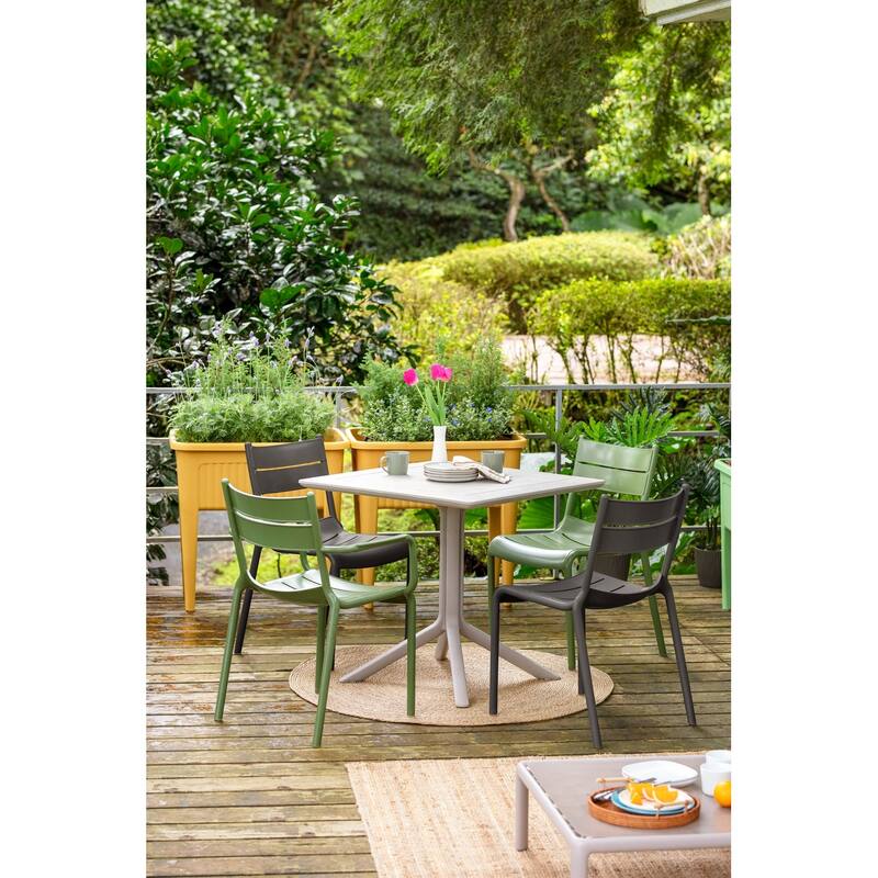 Naples Stackable Side Chair, 2 Pcs
