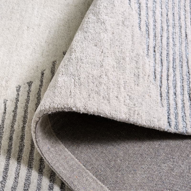 SAFAVIEH Handmade Ebony Makvala Contemporary Wool Rug