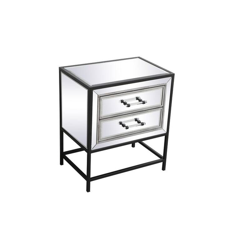 Modern Mirrored End Table