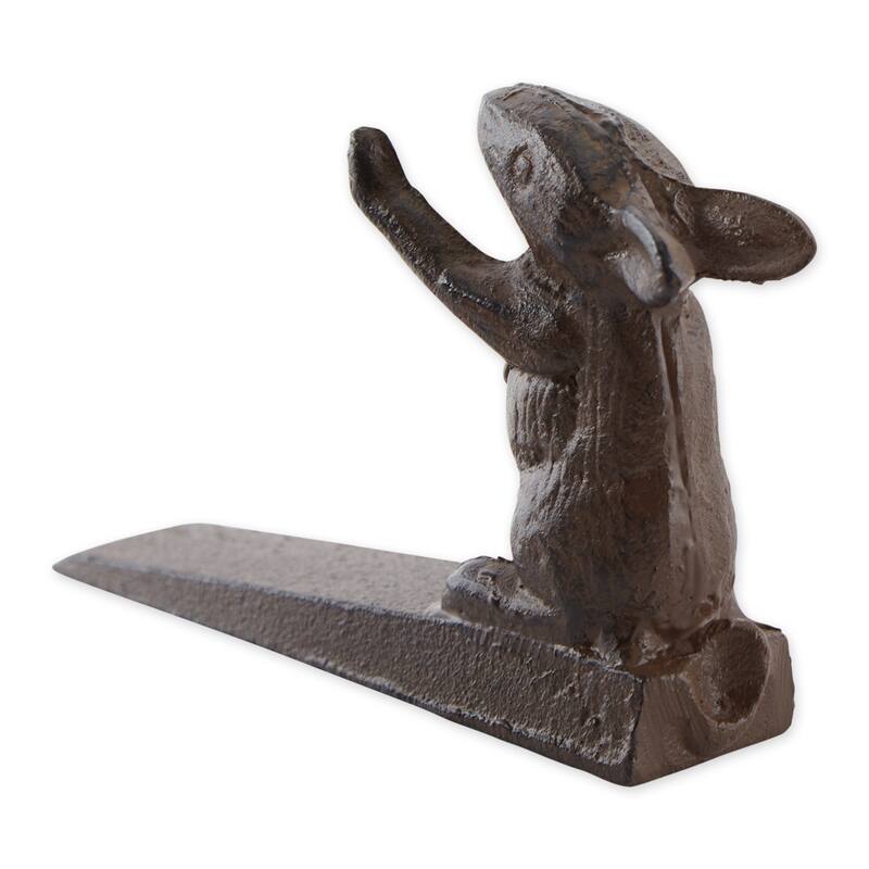 Bunny With Carrot Door Stopper