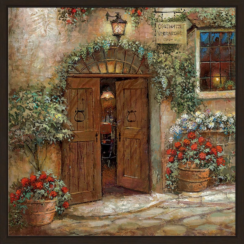 "Vita Tranquilla" by Ruane Manning Print on Floating Canvas
