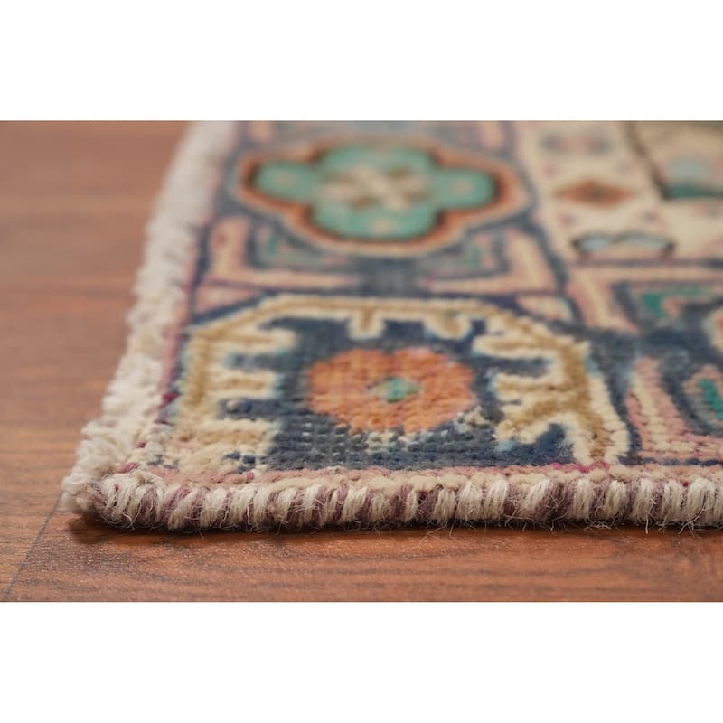 Hand Knotted Oriental 100% Wool Carpet Traditional Medallion Brown Tabriz Area Rug - 5' 10'' X 4' 2''