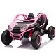 preview thumbnail 38 of 52, 24V Two-seater Kids Ride On UTV w/Parents Control,400W Super High Power,Four-Wheel Suspension,Bluetooth,MP3,USB,LED Light,Horn Pink