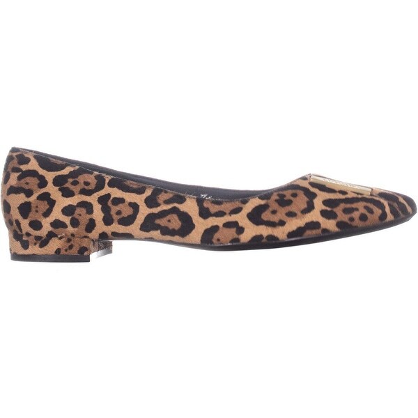 calvin klein leopard flats