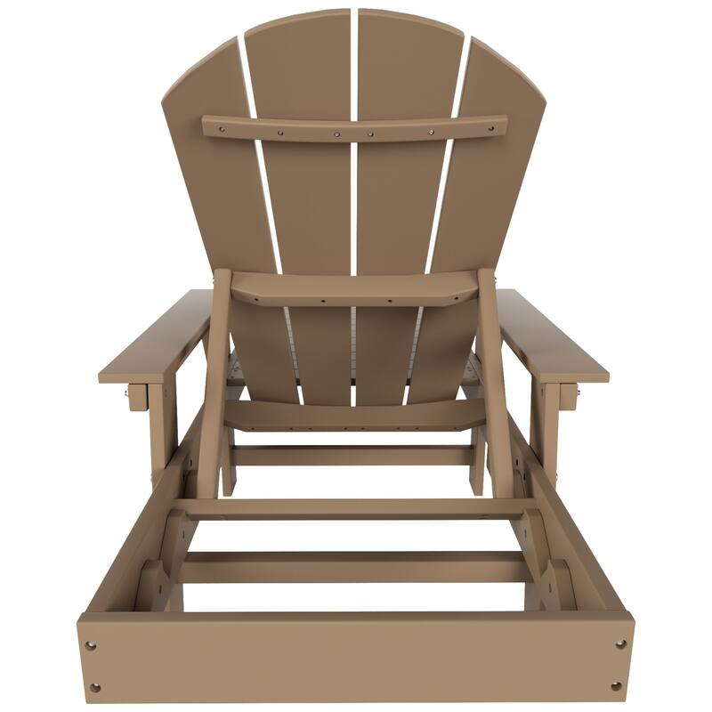 Polytrends Laguna Hdpe All Weather Outdoor Patio Pool Reclining Chaise Lounge With Arms And Wheels (Set Of 2)