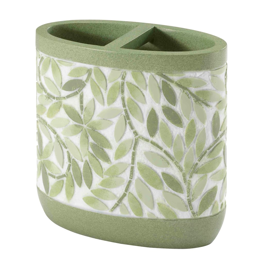 Avanti Linens Stratford Green Toothbrush Holder - Toothbrush Holder