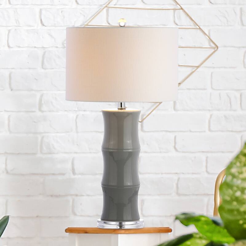 Joelie 26.5" Ceramic LED Table Lamp, Navy by JONATHAN Y