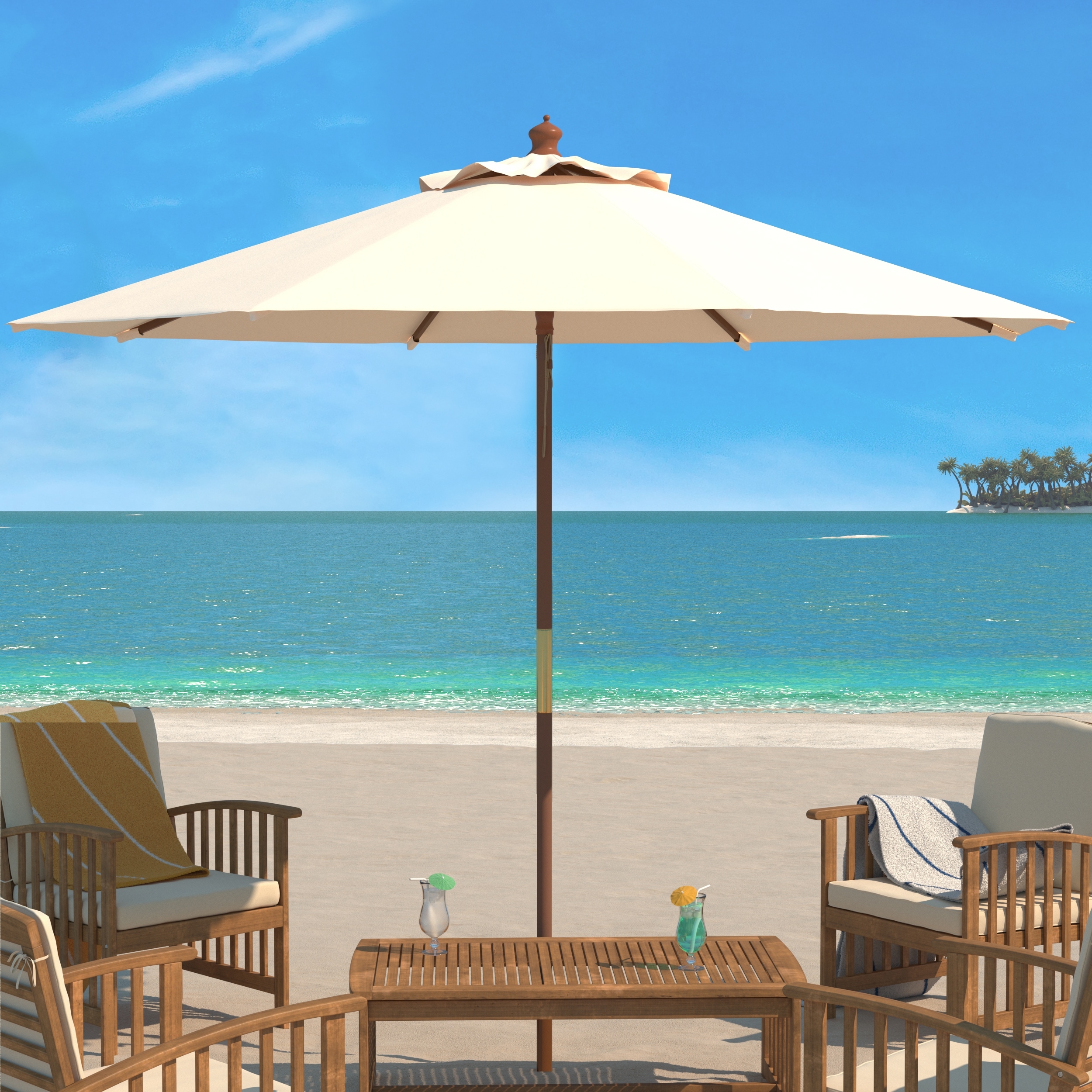 cantilever patio umbrella in ground PURPLE LEAF 10 ft. Square Aluminum UV-Resistant Outdoor Cantilever 360 Rotation Patio Umbrella with In-Ground Base, Gray