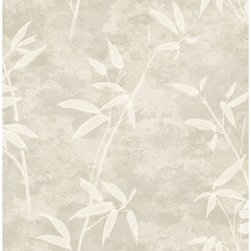 Seabrook Designs Honshu Bamboo Unpasted Wallpaper - 20.5 in. W x 33 ft. L - Warmstone