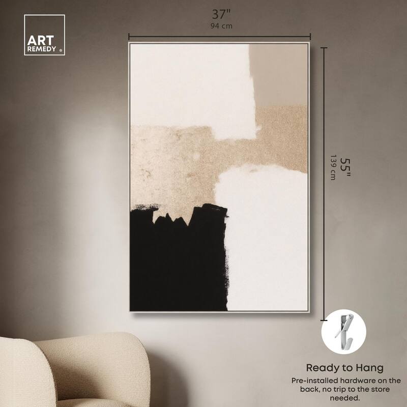 Earth and Ink I Canvas by Art Remedy